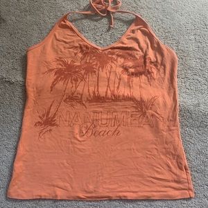 Orange summer top